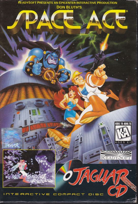 Space Ace (CD) box art for Jaguar